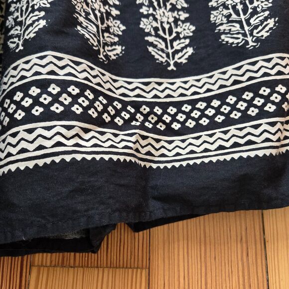 J.Crew Maxi Dress Medium Cotton Fit and Flare Coastal Bohemian Beach Summer - Picture 4 of 11